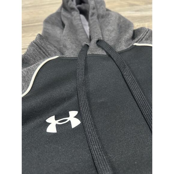 Under Armour Men's UA Rival Pennsbury Baseball Short Sleeve Hoodie Tee Black S - Picture 6 of 8